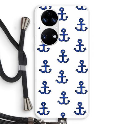 Ankers: Huawei P50 Transparant Hoesje met koord