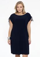 Yoek Jurk met strikjes | Blauw | Maat 42/44