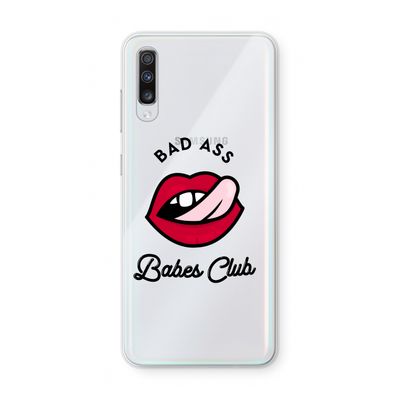 Badass Babes Club: Samsung Galaxy A70 Transparant Hoesje