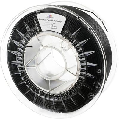 Spectrum Filaments 80193 PLA Tough Filament Tough PLA Slagvast 1.75 mm 1000 g Deep black, Zwart 1 stuk(s)