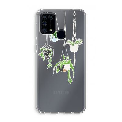Hang In There: Samsung Galaxy M31 Transparant Hoesje