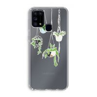 Hang In There: Samsung Galaxy M31 Transparant Hoesje