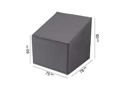 AeroCover loungestoelhoes hoge rug 75x78x65/90cm
