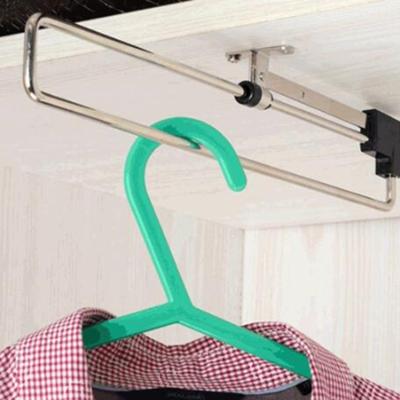 Telescopische Rail Pull-Out kledingkast kleren Hanger(35cm)