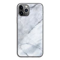 Witte marmer: iPhone 11 Pro Transparant Hoesje