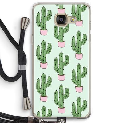 Cactus Lover: Samsung Galaxy A5 (2016) Transparant Hoesje met koord