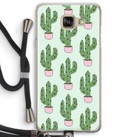 Cactus Lover: Samsung Galaxy A5 (2016) Transparant Hoesje met koord