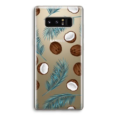 Kokosnoot roze: Samsung Galaxy Note 8 Transparant Hoesje