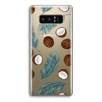 Kokosnoot roze: Samsung Galaxy Note 8 Transparant Hoesje