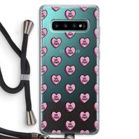 GIRL POWER: Samsung Galaxy S10 Plus Transparant Hoesje met koord