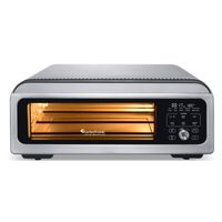 TurboTronic PO12 Elektrische Pizza Oven – Slimme Pizzaoven tot 400 °C – Zilver - thumbnail