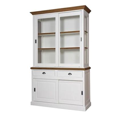 Barneveld Vitrinekast 135cm eiken