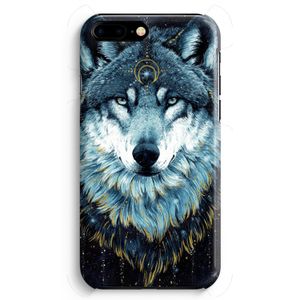 Darkness Wolf: iPhone 8 Plus Volledig Geprint Hoesje