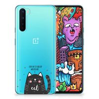 OnePlus Nord Telefoonhoesje met Naam Cat Good Day