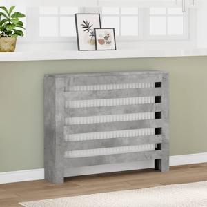 VidaXL Radiatorombouw 104x20x82 cm bewerkt hout betongrijs