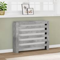 VidaXL Radiatorombouw 104x20x82 cm bewerkt hout betongrijs