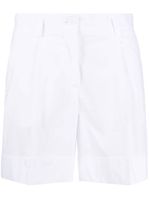 P.A.R.O.S.H. short boutonné à taille haute - Blanc