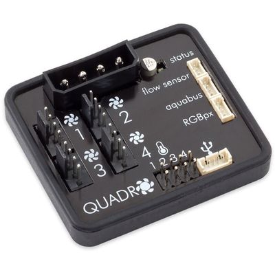 QUADRO Fancontroller voor PWM-fans Fancontroller