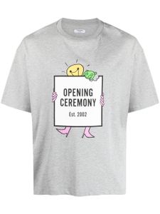 Opening Ceremony t-shirt à logo imprimé - Gris