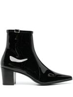 Saint Laurent bottines Arsun en cuir verni - Noir