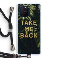 Take me back: Samsung Galaxy Note 10 Lite Transparant Hoesje met koord