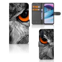 OnePlus Nord CE 5G | Telefoonhoesje | Met pasjeshouder | Uil