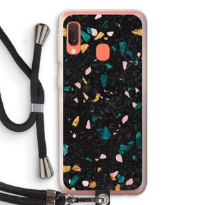 Terrazzo N°10: Samsung Galaxy A20e Transparant Hoesje met koord