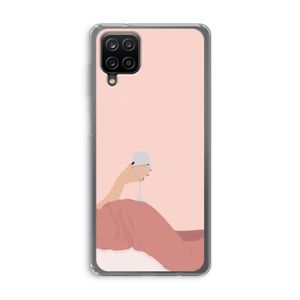 Wine: Samsung Galaxy A12 Transparant Hoesje