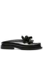 Hereu mules Cairel en cuir - Noir