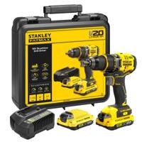 Stanley FATMAX SFMCD720D2K V20 18V BL Schroefboor | 2x 2.0Ah - SFMCD720D2K-QW