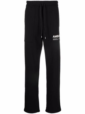 AMBUSH pantalon de jogging à logo imprimé - Noir