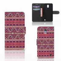 Nokia 2 Telefoon Hoesje Aztec Paars