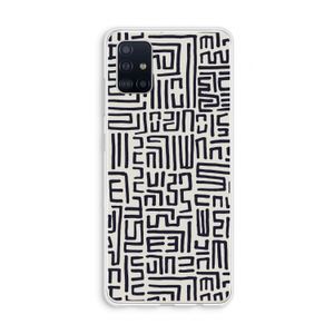 Moroccan Print: Galaxy A51 4G Transparant Hoesje