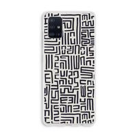 Moroccan Print: Galaxy A51 4G Transparant Hoesje