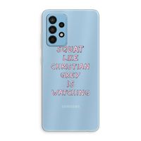 Christian Grey: Samsung Galaxy A52 Transparant Hoesje