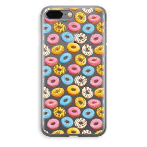 Pink donuts: iPhone 8 Plus Transparant Hoesje