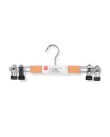 HEMA Kinder broekhangers hout/metaal - 2 stuks