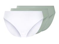 esmara 3 dames slips (Mint/wit, M (40/42))