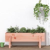 Plantenbak verhoogd 101x30x38 cm massief douglashout