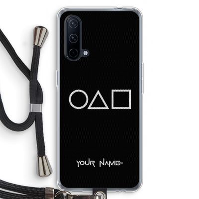 Squid Game: OnePlus Nord CE 5G Transparant Hoesje met koord