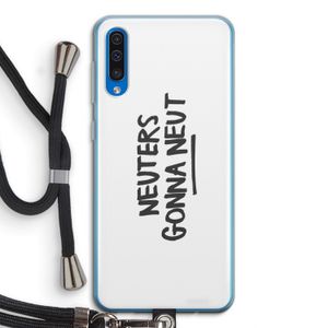 Neuters: Samsung Galaxy A50 Transparant Hoesje met koord