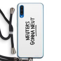Neuters: Samsung Galaxy A50 Transparant Hoesje met koord