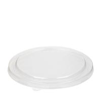 deksel voor Salade bakken (bowl) karton bruin rond 15cm 50 stuks