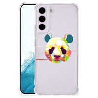 Samsung Galaxy S22 Stevig Bumper Hoesje Panda Color - thumbnail
