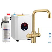 Multi-Tap 3-in-1 Kokend Water Kraan Gold - Haaks Multi-Tap 3-in-1 Kokend Water Kraan Gold - Haaks