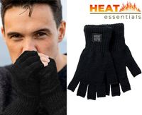 Vingerloze Handschoenen Unisex Zwart - thumbnail