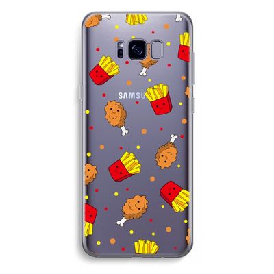 Chicken 'n Fries: Samsung Galaxy S8 Plus Transparant Hoesje