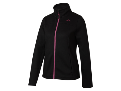 CRIVIT Dames fleece jas (Zwart, XS (32/34))