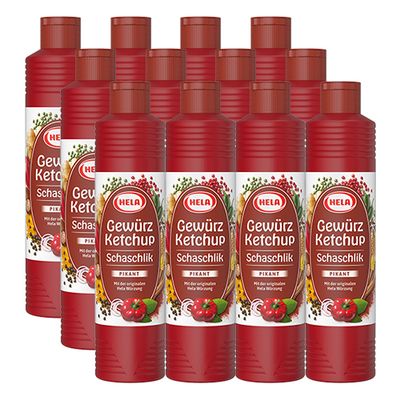 Hela - Schaslick Kruiden Ketchup - 12x 800ml