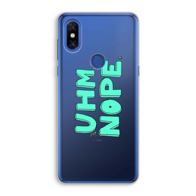 UHM, NOPE.: Xiaomi Mi Mix 3 Transparant Hoesje